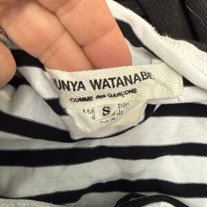 Toru Watanabe Comme des Garçons Striped Tee - Black & White